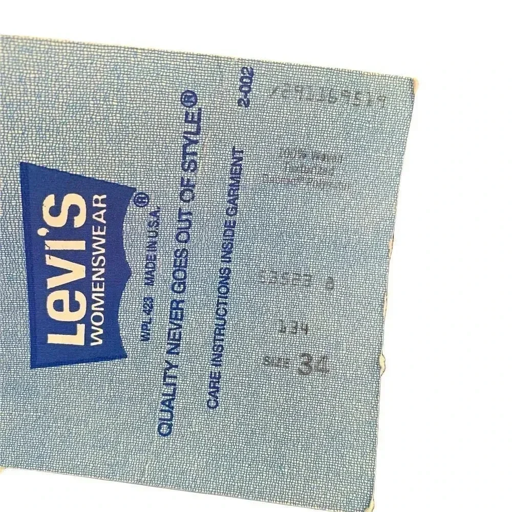 New Vintage-1981 Pants, Levi Strauss & Co., NWT Navy Blue Stretch size 34 - Picture 7 of 10